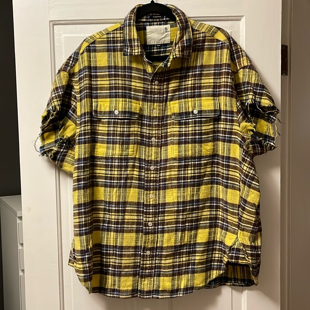 Plaid oversized shirt by R13